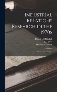 Produktbild: Industrial Relations Research in the 1970s