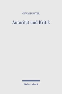 Produktbild: Autorit&auml;t und Kritik