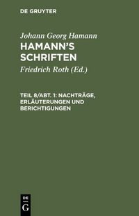 Produktbild: Nachtr&auml;ge, Erl&auml;uterungen und Berichtigungen