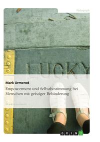 Produktbild: Empowerment und Selbstbestimmung bei Menschen mit geistiger Behinderung
