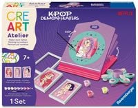 Produktbild: CreArt, Malen nach Zahlen Kinder KPop Demon Hunters - Atelier Rumi, Mira & Zoey