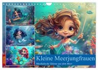 Produktbild: Kleine Meerjungfrauen (Wandkalender 2026 DIN A4 quer), CALVENDO Monatskalender