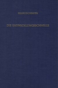 Produktbild: Die Entwicklungsschwelle.