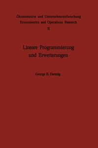 Produktbild: Lineare Programmierung und Erweiterungen