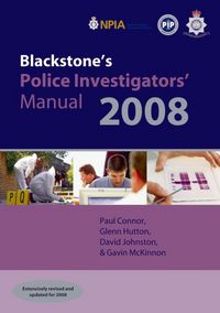 Produktbild: Blackstone's Police Investigators' Manual 2008