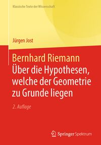 Produktbild: Bernhard Riemann - &Uuml;ber die Hypothesen, welche der Geometrie zu Grunde liegen
