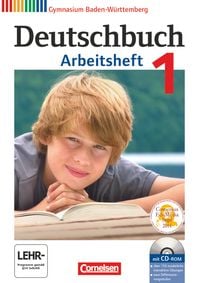 Produktbild: Deutschbuch Gymnasium - Baden-W&uuml;rttemberg - 2012 - 5. Klasse - Arbeitsheft mit L&ouml;sungen und &Uuml;bungs-CD-ROM
