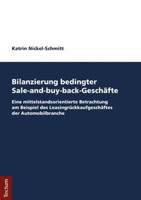 Produktbild: Bilanzierung bedingter Sale-and-buy-back-Gesch&auml;fte