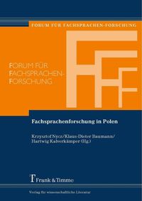 Produktbild: Fachsprachenforschung in Polen