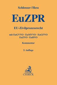 Produktbild: EU-Zivilprozessrecht. EuZPR