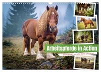 Produktbild: Arbeitspferde in Action (Wandkalender 2027 DIN A3 quer), CALVENDO Monatskalender