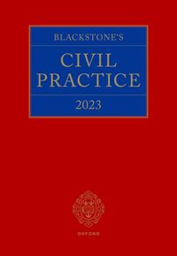 Produktbild: Blackstone's Civil Practice 2023