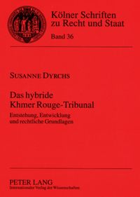 Produktbild: Das hybride Khmer Rouge-Tribunal