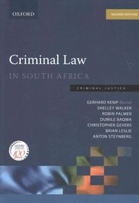 Produktbild: Palmer, R: Criminal Law in South Africa Criminal Law in Sout