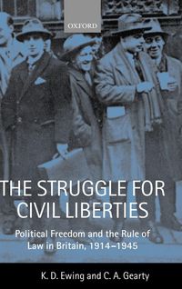 Produktbild: The Struggle for Civil Liberties 'Political Freedom and the Rule of Law in Britian, 1914-1945 '