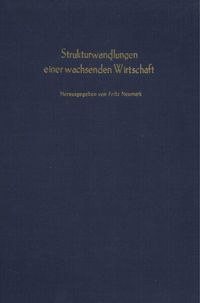 Produktbild: Strukturwandlungen einer wachsenden Wirtschaft.