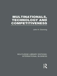 Produktbild: Multinationals, Technology & Competitiveness (RLE International Business)