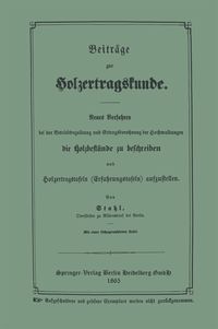 Produktbild: Beitr&auml;ge zur Holzertragskunde