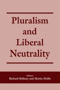 Produktbild: Pluralism and Liberal Neutrality