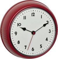 Produktbild: TFA Dostmann 60.3541.05 Funk Wanduhr 6.8mm x 24mm x 24mm Rot
