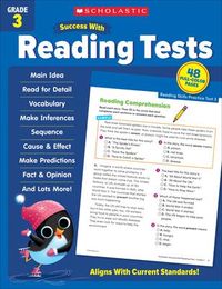 Produktbild: Scholastic Success with Reading Tests Grade 3 Workbook