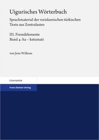 Produktbild: Uigurisches W&ouml;rterbuch. Sprachmaterial der vorislamischen t&uuml;rkischen Texte aus Zentralasien