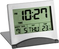 Produktbild: TFA Dostmann 98.1054 Quarz Wecker Silber