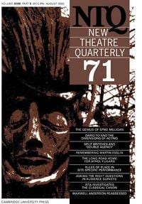 Produktbild: New Theatre Quarterly 71 V18 P