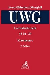 Produktbild: Lauterkeitsrecht, Kommentar zum Gesetz gegen den unlauteren Wettbewerb (UWG) Band 2. UWG