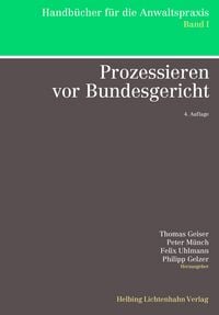 Produktbild: Prozessieren vor Bundesgericht