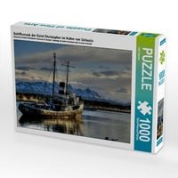 Produktbild: CALVENDO Puzzle Schiffswrack der Saint Christopher im Hafen von Ushuaia | 1000 Teile Lege-Gr&ouml;&szlig;e 64x48cm Foto-Puzzle f&uuml;r gl&uuml;ckliche Stunden