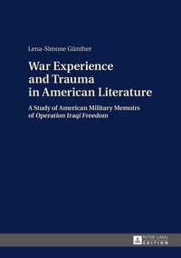 Produktbild: War Experience and Trauma in American Literature