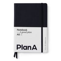 Produktbild: Notizbuch A5 Hardcover Liniert Midnight Black