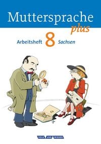 Produktbild: Muttersprache plus 8. Schuljahr - Arbeitsheft. Sachsen
