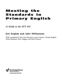Produktbild: Meeting the Standards in Primary English