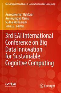 Produktbild: 3rd EAI International Conference on Big Data Innovation for Sustainable Cognitive Computing