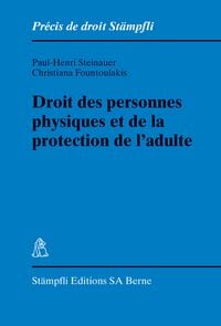 Produktbild: Droit des personnes physiques et de la protection de l'adulte