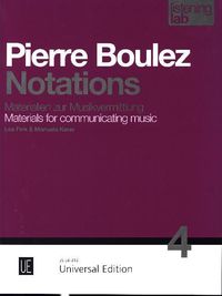 Produktbild: Kerer, M: Pierre Boulez: Notations