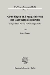 Produktbild: Grundlagen und M&ouml;glichkeiten der Werbeerfolgskontrolle