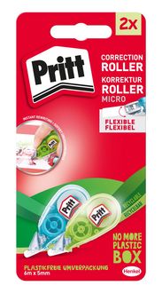Produktbild: Pritt Kleben Pritt Korrektur Micro Roller, 2 5 mm, pink und blau