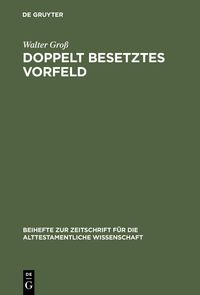 Produktbild: Doppelt besetztes Vorfeld