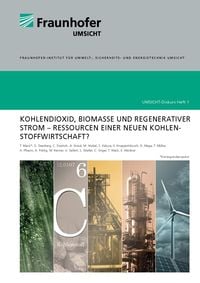 Produktbild: Kohlendioxid, Biomasse und regenerativer Strom - Ressourcen einer neuen Kohlenstoffwirtschaft