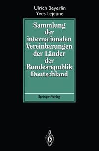 Produktbild: Sammlung der internationalen Vereinbarungen der L&auml;nder der Bundesrepublik Deutschland