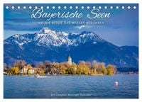 Produktbild: Bayerische Seen - Wo die Berge das Wasser ber&uuml;hren (Tischkalender 2027 DIN A5 quer), CALVENDO Monatskalender