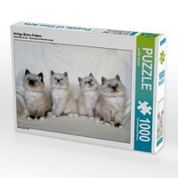 Produktbild: CALVENDO Puzzle Heilige Birma Katzen | 1000 Teile Lege-Gr&ouml;&szlig;e 64x48cm Foto-Puzzle f&uuml;r gl&uuml;ckliche Stunden
