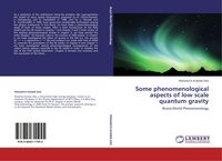 Produktbild: Some phenomenological aspects of low scale quantum gravity