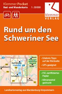 Produktbild: Klemmer Pocket Rad- und Wanderkarte Rund um den Schweriner See