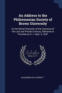 Produktbild: An Address to the Philermenian Society of Brown University