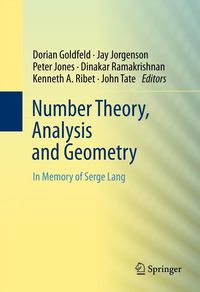 Produktbild: Number Theory, Analysis and Geometry