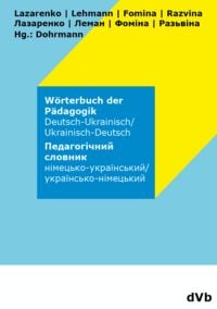 Produktbild: W&ouml;rterbuch der P&auml;dagogik Ukrainisch - Deutsch